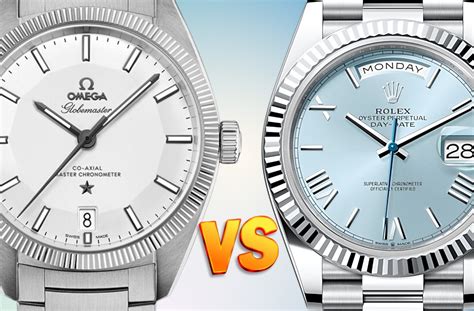 difference between omega and rolex|omega constellation vs rolex datejust.